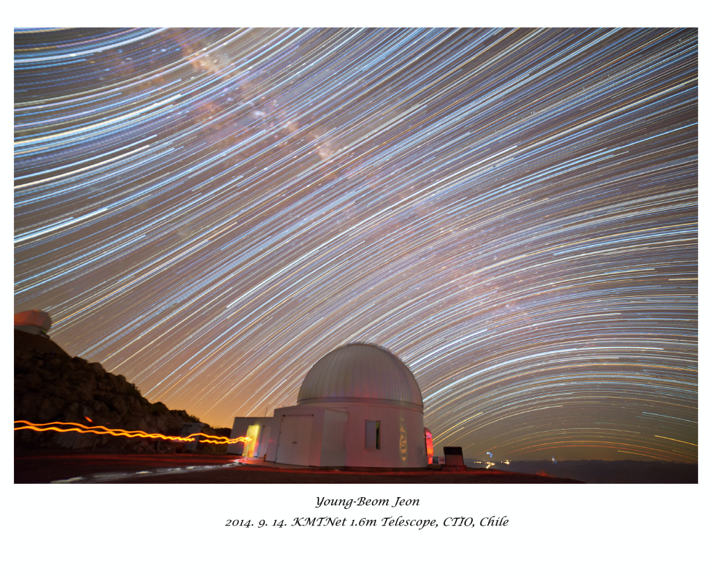 Young-Beom Jeon 2014.9.14. KMTNet 1.6m Telescope, CTIO, Chile