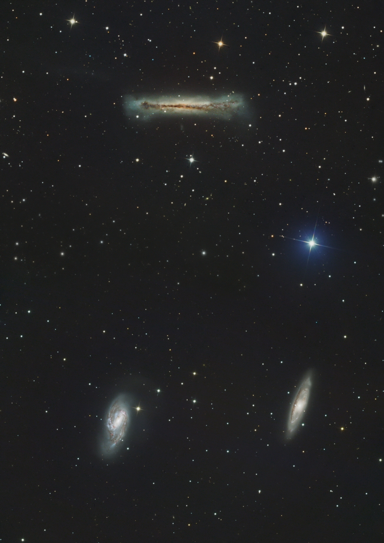 M65 M66 NGC3628 삼중주