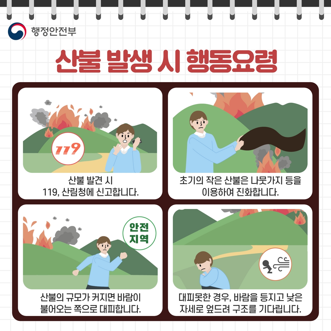 산불 발생 시 행동요령