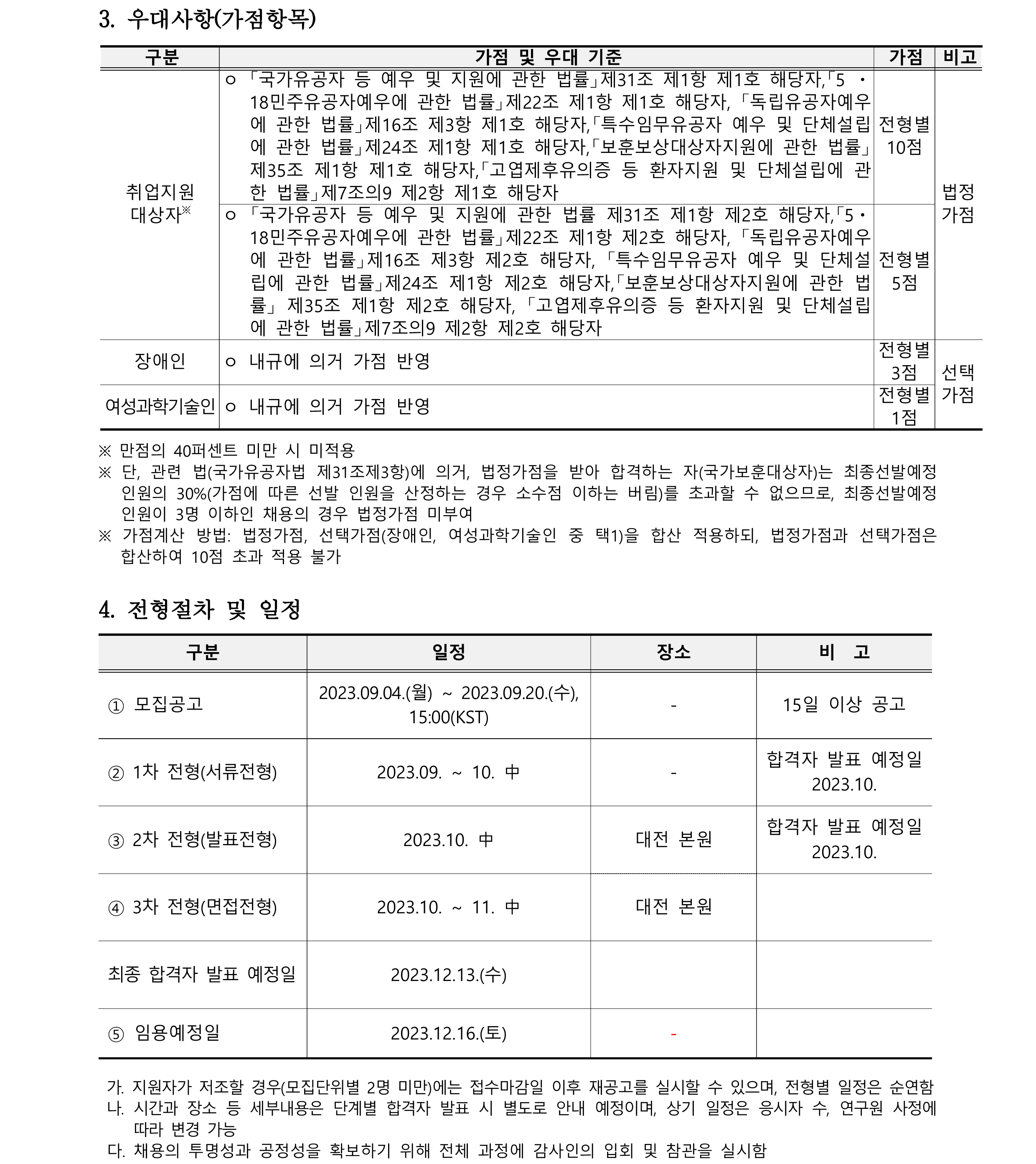 2023년 제2차 정규직(연구직) 채용 공고_2