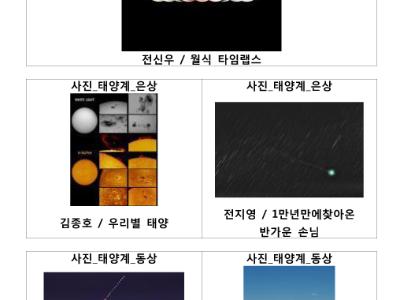 제23회 천체사진공모전 당선작