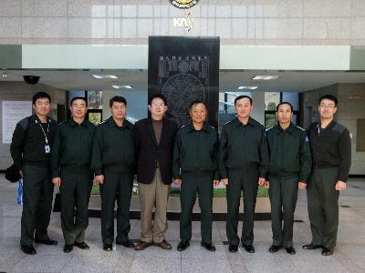 육군 정보화기획실 정진국 준장 일행 내방
