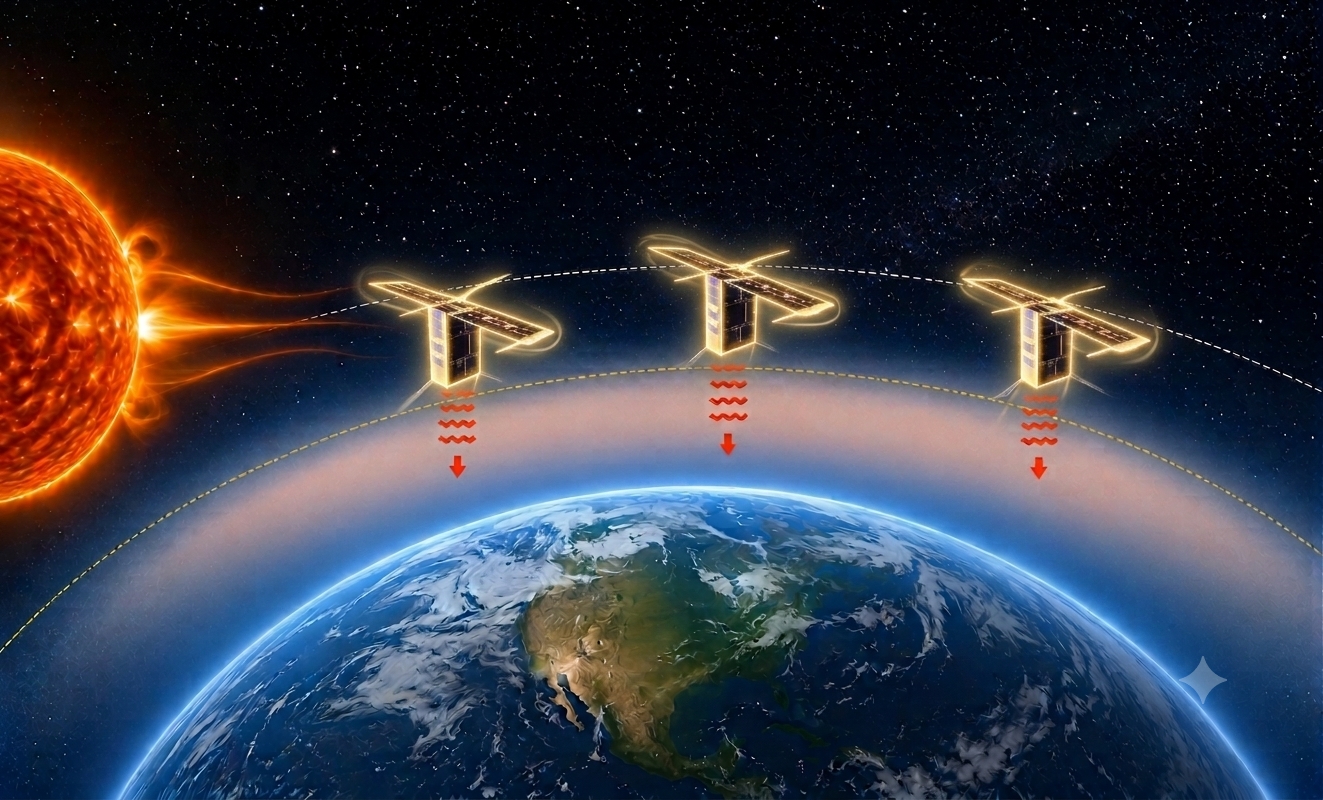 큐브위성 도요샛, 슈퍼 태양폭풍 속 ‘대기 저항’ 정량적으로 밝혔다