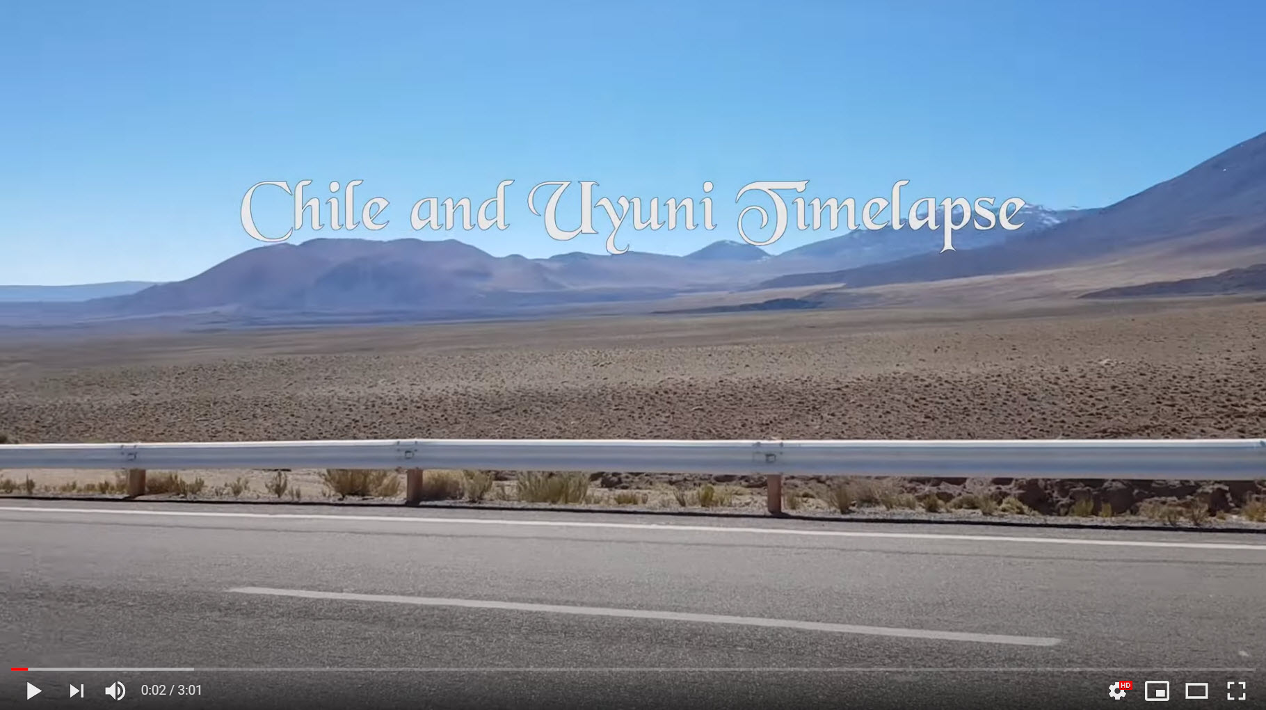 Chile and Uyuni Timelapse