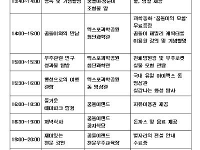 '꿈돌이 우주학교' 캠프 실시
