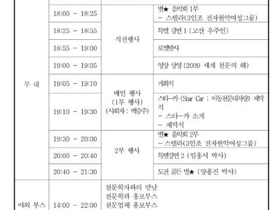 2008 대한민국 별★축제(서울행사) 개최